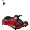 HOMCOM Go Kart Elettrico per Bambini 8-12 Anni 12V 3-8 km/h, Go Kart Drifting per Bambini con Accensione Lenta, Luci, Musica e Cintura di Sicurezza, Rosso