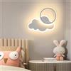 Euroshine LED Applique da Parete Interno,20W applique camera da letto,Semplice applique led da parete interno a Forma di Nuvola,Lampada da Parete a Led Per Camera Da Letto,corridoio,Scale (Bianco)3000K