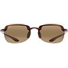 Maui Jim Occhiali da sole senza montatura Sandy Beach, Tartarughe/Hcl Bronzo Polarizzato, Small