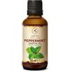 AROMATIKA trust the power of nature Olio essenziale di Menta Piperita 50 ml - Mentha Piperita - Naturale e Puro - Olio essenziali per Diffusori - Profumi per la Casa - Saponi e Candele - Sauna - Aroma Fresco - Aromaterapia