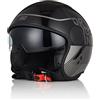 ORIGINE Casco Moto Jet Casco Scooter con Visiera Omologato ECE 22-06