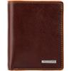 VISCONTI Alps Collection ALP92 - Portafoglio in pelle Tignes con blocco RFID, Marrone, Taglia unica, Moderno