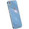 RankOne La Custodia del Telefono è Adatta per HUAWEI Y6 2019 / Y6 Pro 2019 / HONOR 8A / Y6S 2019 (6.09 Inches), Case per Cellulare in Silicone con Telaio Galvanico - Blu navy