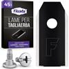 Filzada® 45x Lame per Robot Tagliaerba - Carbonio BLACK - adatto a tutti gli Husqvarna Automower - Lame Robot Tagliaerba adatto a Husqvarna 305, 308, 310, 315, 320, 420, e molti altri. con viti