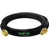 GTIWUNG Cavo Prolunga Antenna RG58 Extension Cable RP SMA 5m, RP-SMA Connettore Antenna, 5M Câble Coaxial RG58 Mâle à Femelle Wifi Cavo di Prolunga