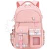 Lengender Zaino Scuola Della Ragazza, Zaini Scolastico Primari Leggero Impermeabile, Zaino di Grande Capacità per Bambini Adolescenti (Rosa)