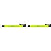 Tombow Mono Zero - Gomma di precisione punta rotonda, colore: giallo neon (Confezione da 2)