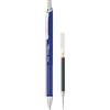 Pentel Energel Metal Slim BL447 fusto blu inchiostro nero 1 pz & ricarica in omaggio