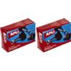 APLI 296867 Confezione 12 Fermafogli a Clip Standard, 25 mm (Confezione da 2)