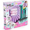 Canal Toys - Style 4 Ever - Diario Segreto Scrapbooking per Bambini con Stickers - Pennarelli Accessori Creativi e Decorazioni - Kit attività Manuale e Creativa - Idea Regalo 6+ Anni - OFG 298