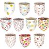 Vicloon Bavaglino Neonato, 10 Pezzi Drool Bavaglini Super Assorbenti, Bavaglini Bandana 3 Strati in Morbido Cotone, Bavaglini Neonato con 2 Bottoni di Regolabili, per Giocare e Mangiare, per Bambina