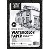 Paperfuel Blocco di carta ad acquerello, bianco, 300 grammi/m², 10 fogli, DIN A4, texture, album da disegno per pittura ad acquerello, lettering a mano, pennello e altri lavori di carta