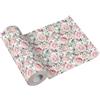 PAW Decor Collection PAW Runner Tavola (40 x 2400 cm) I Perforato ogni 120 cm I Runner da Tavolo - Fiori, Rose I Tovaglia di Pasqua, Natale, Compleanno, Feste, Matrimonio, Battesimo I Colore: Gorgeous roses