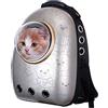 IKIJANIMALS Trasportino Per Gatti E Cani Zaino Da Viaggio Porta Gatto Bici Auto Aereo e Moto Borsa Di Piccola Taglia Per Cane Morbido Portare Trasportare Gattini Portatile Traspirante Trasporto Passeggiate