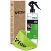 EQM SOLUCIONES QUIMICAS EQM - ECO-219 - Pulizia dello Schermo + Panno in Microfibra - 500 ML - Formato Premium - Tutti i Tipi di Display - Tablet, Cellulare, Laptop, Fotocamera, LED, OLED