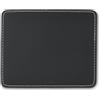 Hama Tappetino per mouse (tappetino per mouse per computer, gomma naturale, tappetino in gomma, mouse laser, ottico, 22 x 18 x 0,3 cm, elegante, pelle) nero
