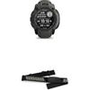 Garmin Instinct 2 Solar Tactical - Rugged GPS Smartwatch with Infinite Battery Life in Smartwatch Mode & QuickFit Band