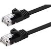 Monoprice 109557 100ft 30AWG Cat5e 350 MHz UTP Piatto Cavo di Rete Ethernet di Rame Nudo - Nero