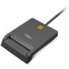 NOX XTREME PRODUCTS NOX Citizen Electronic Card Reader -NXLITECARDID- Compatibile con Cartão de Cidadão (Portogallo) e DNI Electrónico (Spagna). Connessione USB 2.0, Dimensioni 65x85x18mm, Colore Nero
