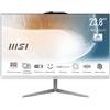 MSI Modern PC Aio 23.8" FHD i5 8 GB SSD 512 GB W11 Pro Bianco AM242 12M-637IT