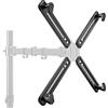 Suptek Non VESA Supporto Adattatore Kit di Montaggio del Monitor per Schermo 13 - 27 Pollici Compatibile con VESA 75*75mm e 100*100mm WK002