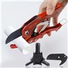 LPZMPZ Tagliatubi Strumento Portatile Cesoia Macchina per Il Tagliare dei Tubi Multistrato a Cricchetto in Pvc 42 mm Plastica Polietilene PVC PPR PEX