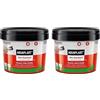Aguaplast Alto Standard stucco bianco pronto all'uso per muro. Qualità superiore, per interni, pareti e soffitti. Liscio bianco 1kg (Confezione da 2)