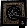 CREATCABIN Pentagramma Altare Stoffa Stregoneria Forniture Tarocchi Divinazione Carte Tovaglia Astrologia Spirituale Tovaglia per Bar Casa Yoga Studio Tavolo Decorazione della Parete 19.69 x 17.72
