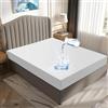 DUNSOO Coprimaterasso 160x200cm Coprimaterasso Matrimoniale Impermeabile Coprimaterasso Per Incontinenza Impermeabile E Traspirante Coprimaterasso Igienico Antiacaro Lavabile