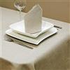 BGEUROPE - Tovaglia in lino rettangolare grande, beige, 12 Napkins, 19 x 19 (50 x 50 cm)