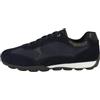 Geox U Snake 2.0 C, Scarpe da Ginnastica Uomo, Blu Navy, 42 EU