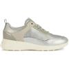 Geox D Alleniee B, Scarpe da Ginnastica Donna, Silver Lt Grey, 34.5 EU