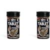 Haquoss Tablet Mix Mangime in Pastiglie affondanti per Pesci Pulitori da Fondo e Vetro, 250 ml/90 gr (Confezione da 2)