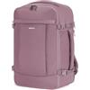 ECOHUB 20L Zaino Ryanair 40x20x25, Zaino Da Viaggio Aereo Bagaglio a Mano Con Scomparto Per Laptop 3D, Resistente all'Acqua Bagaglio a Mano 40x20x25 Ryanair, Riciclato Zaino Viaggio Donna Uomo, Rosa