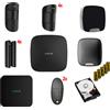 Ajax Systems SUPER-KIT-AJAX_B - Super Kit Ajax completo di Hub 2 Plus, DoorProtect, MotionCam, MotionProtect, HomeSiren, StreetSiren, SpaceControl, Batterie CR123A, NVR e HardDisk - Colore Nero