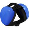 derYEP Paraorecchie per cani, protezione dell'udito, 29 dB, NRR, paraorecchie antirumore(S, Blu)