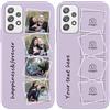 ZhuoFan Cover Personalizzata per Samsung Galaxy A52 (5G)/A52 4G/A52s 5G 6,5, Personalizzato Custodia con Foto Immagine Testi Custom Case, Viola Silicone Antiurto Personalizzabile Custodie