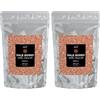 Bembo Qualità d'Autore Sale Rosso delle Hawaii Bembo - Cristalli di Sale Rosso Alaea - Conf. da 500 g. - Ideale per Carni, Pesci al Forno e per Verdure - Ottimo come Elemento Coreografico (Confezione da 2)
