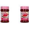 FunCakes Topping Glassa Fragola: Cake Topping, Ottimo Gusto, Perfetto per Decorare Torte, Dessert Topping. 375g. (Confezione da 2)