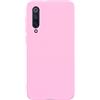 cuzz Custodia Xiaomi Mi 9 SE+(Film di Vetro temperato)Silicone TPU Cover Morbida Protettiva Custodia Ultra Sottile Leggero Cover-Rosa Scuro