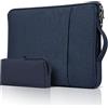 JOOEER 13 Pollici Custodia per laptop con Maniglia per 13,3 Pollici Macbook Air/Pro 13-13,3 Pollici Laptop Computer, Borsa Custodia Protettiva per Computer Portatile con Tasca per Accessori, Blu Navy