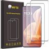 WFTE [2-Pezzi Vetro Temperato per Motorola Moto G85/Moto Edge 50 Fusion Pellicola Protettiva 3D Copertura Completaper [ Anti graffio][Anti-Impronte][Senza Bolle] Pellicola Protettiva (Black)