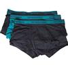 Emporio Armani Boxer Uomo Parigamba Confezione 3 Pezzi tripack Elastico a Vista Elasticizzati Articolo 111357 2F717 Trunk Pack 3, 16736 Marine - Pr. Topaz - Marine/Marine - Topaz, M