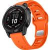 Negatta 22mm Cinturino Quick Fit Compatibile con Garmin Fenix 7/7 Pro/6/6 Pro/5/5 Plus, Forerunner 965/955/945/935/745, Approach S70 47mm/S62/S60/Epix 2 Pro 47mm,Cinturino Silicone per Garmin Instinct