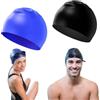 KLLJ Silicone Cuffia Nuoto,2pcs Unisex Cuffia Nuoto,Cuffia Piscina Donna e Uomo,Cuffia Nuoto Elastica,Cuffia da Bagno Unisex in Silicone,Cuffia da Piscina Antiscivolo, per Bagno Nuoto e Sport