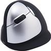 R-go tools Mouse R-go Tools HEUSB ergonomico ricaricabile RF Wireless 2500 Dpi nero [RGOHELELAWL]