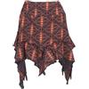 GURU SHOP Guru-Shop, Mini Gonna, Zig/Zack Zipfel Gonna, Nero, Cotone, Dimensione Indumenti:S / M (36), Gonne/short