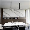 Plafoniera TECNO 1XL da soffitto base GU10 Nera