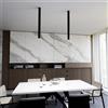Plafoniera TECNO 1XXL da soffitto base GU10 Nera