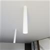 Plafoniera TECNO 1L da soffitto base GU10 Bianca